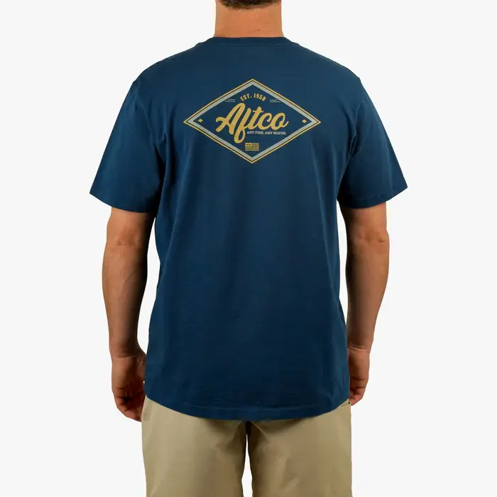 AFTCO Sherman SS T-Shirt - Naval- MT1517