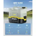 NB8-Nano Fanttik NB8 Nano Portable Pressure Washer – Gray