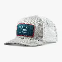 AFTCO Guide Sayings Trucker Hat - Oyster Gray 1.webp