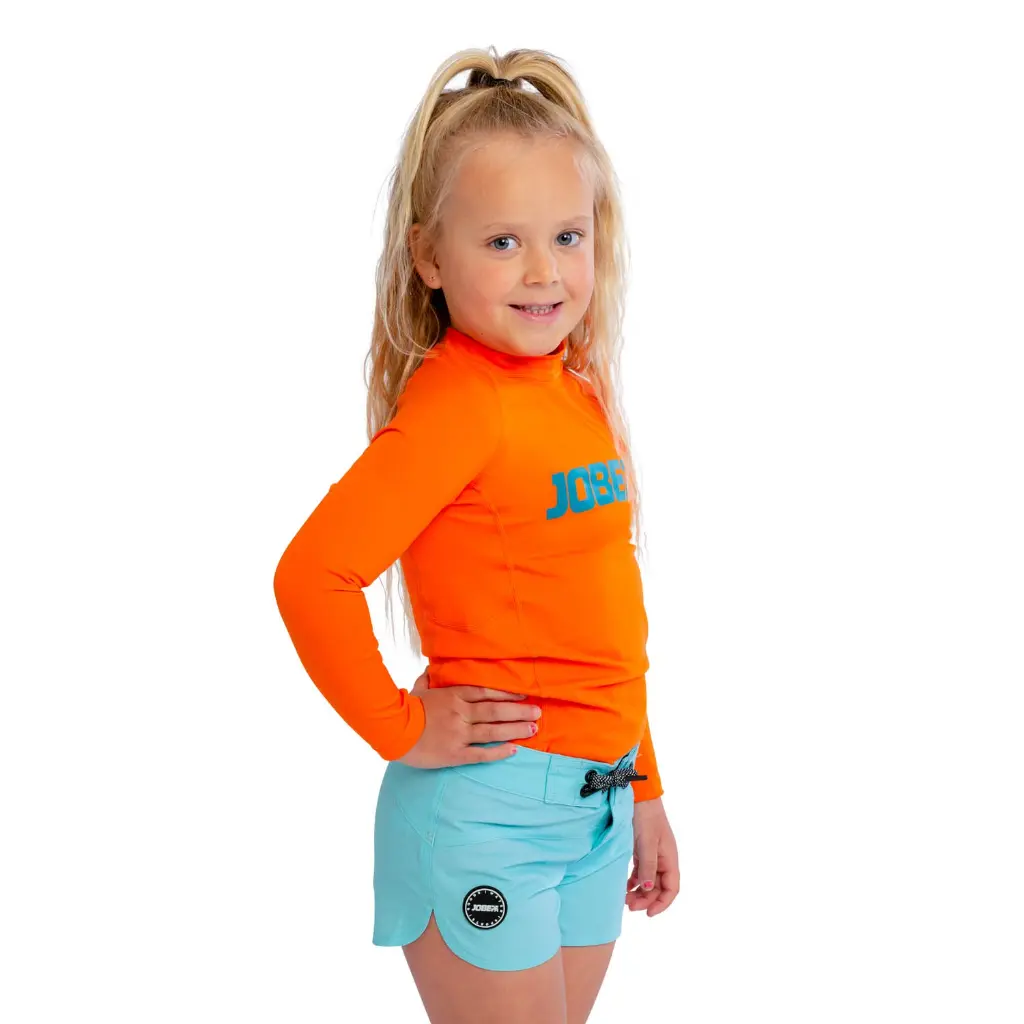 Jobe Rash Guard Long sleeve Kids Fire Orange 2.webp