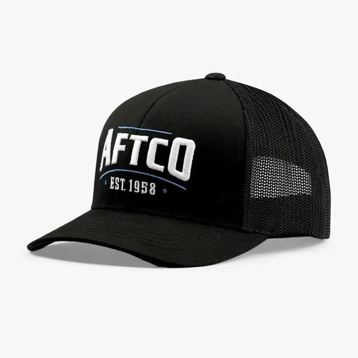 AFTCO Tidal Trucker Hat - Navy 1.webp