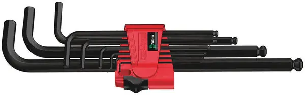 Wera Tools 05073596001 9509 Hex-Plus 6 SB L-Key Set, Metric, Blacklaser, 9 Pieces 2