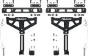 XBEDMT001B Cross-Bed Mount (Toyota Deck Rail)