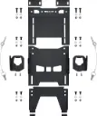 SIDEMT001B Side Mount (Toyota Deck Rail)