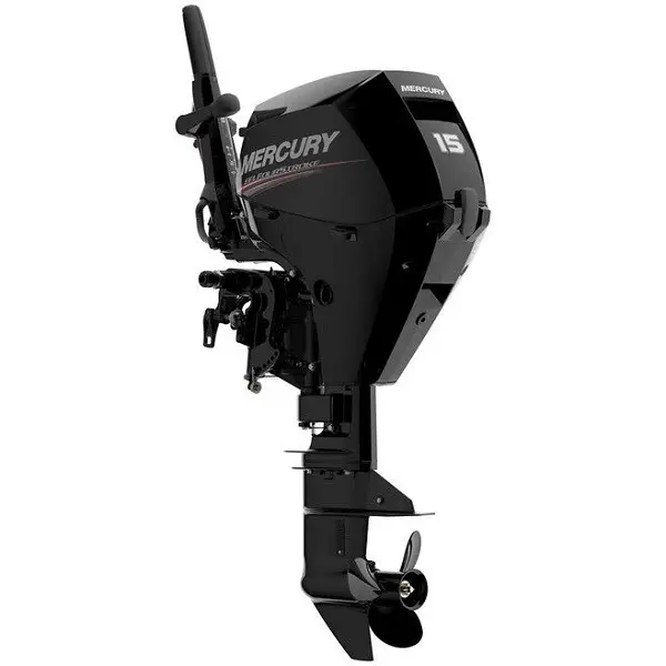 4-ST MERCURY 15HP LONG POWER TRIM STEERING TYPE