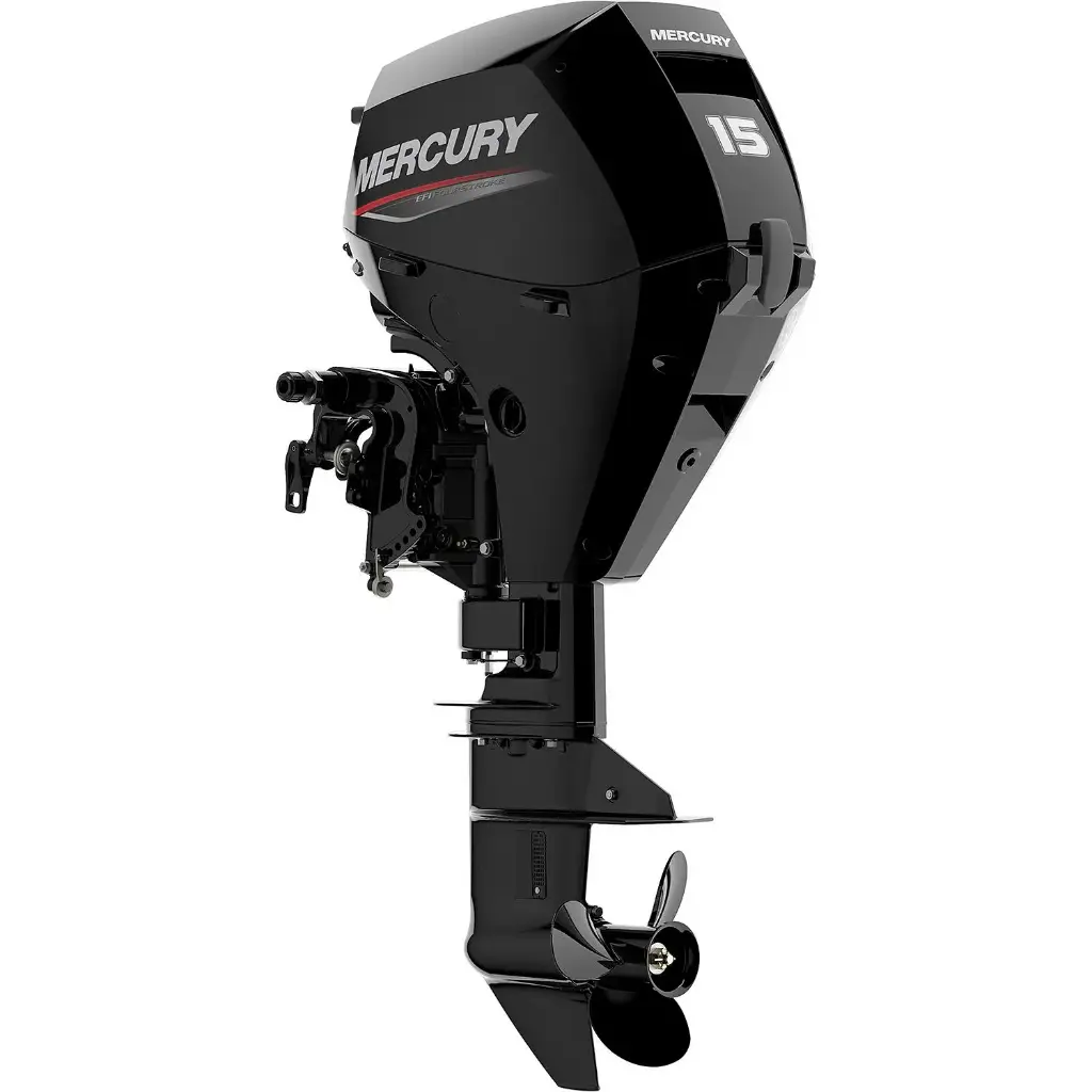 2-ST MERCURY 15HP SHORT MANAUL TILLER HANDLE