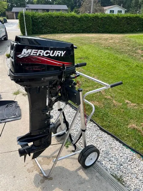 2-ST MERCURY 30HP SHORT MANUAL TILLER HANDLE