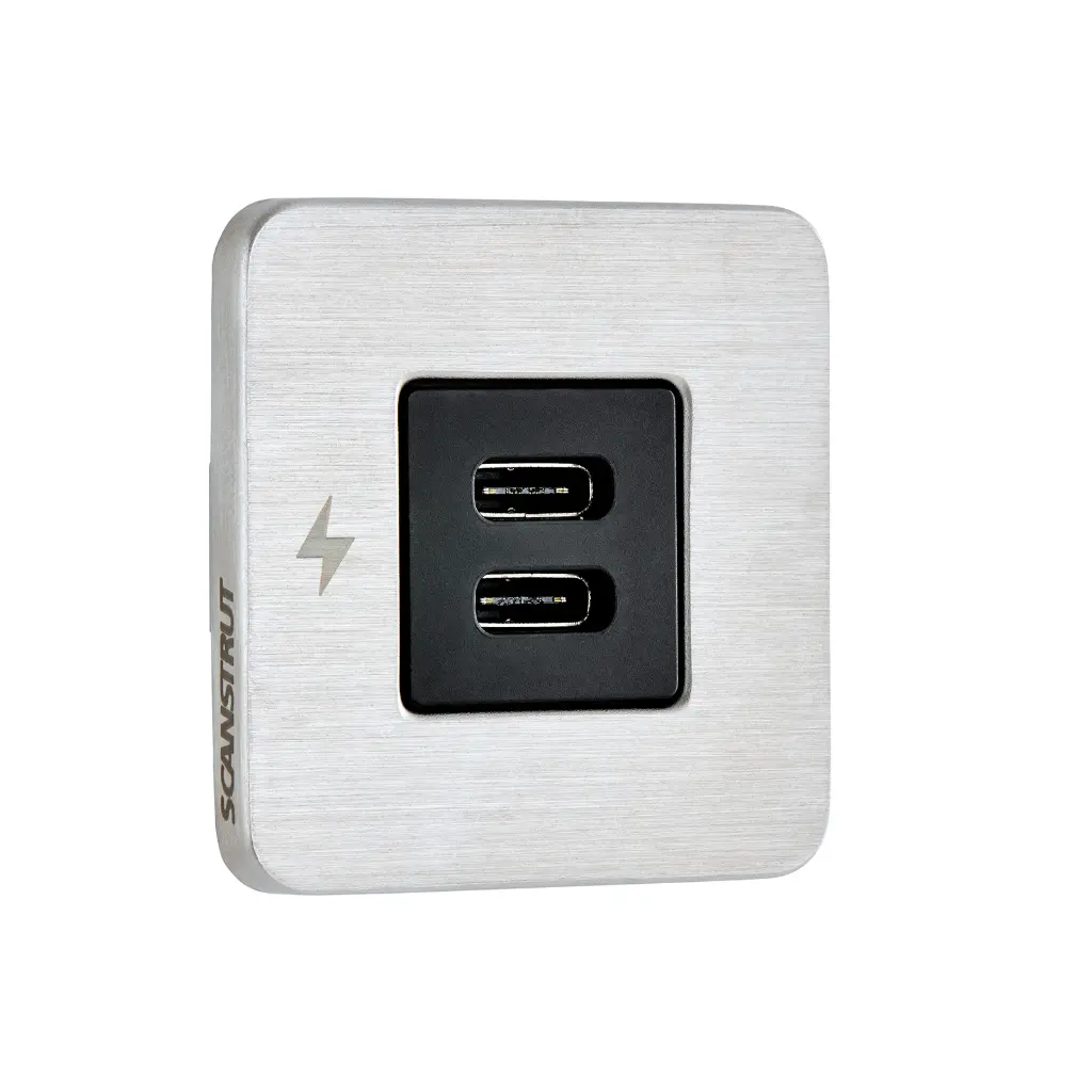 TILE - USB-C / USB-C Interiors Charging Socket  12/24V