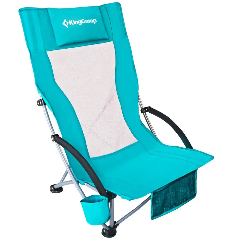 KingCamp PORTABLE High SLING CHAIR - Cyan