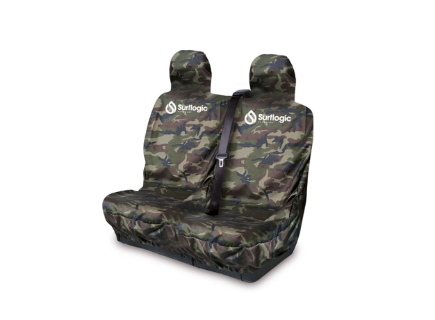 Waterproof Car Seat Cover Double - Camo