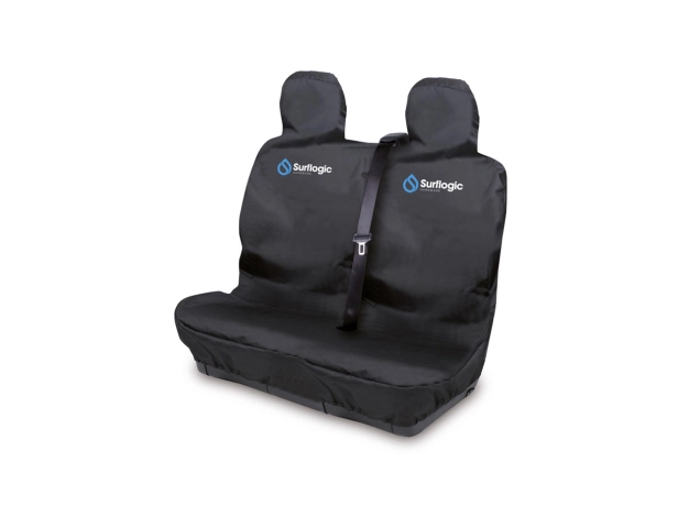 Waterproof Car Seat Cover Double - Black