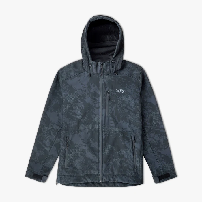 AFTCO Reaper Tactical Softshell JKT - Black Storm Camo