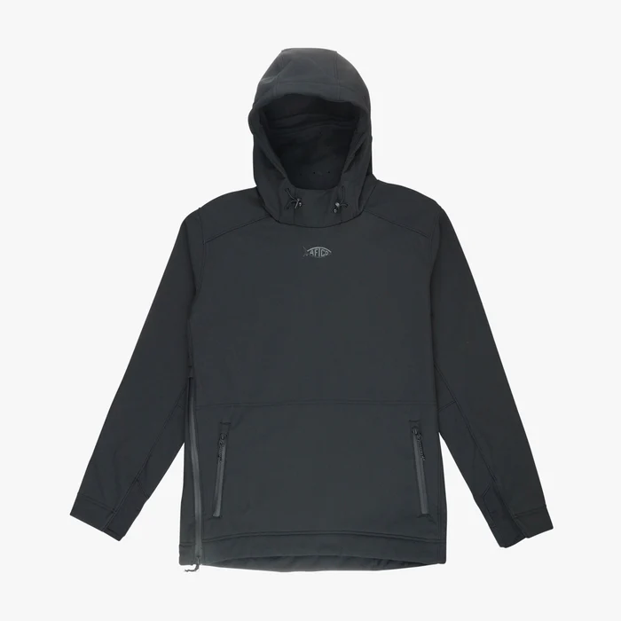 AFTCO Reaper Windproof Pullover Softshell - Black