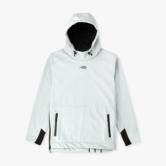 AFTCO Reaper Windproof Pullover Softshell - Harbor Gray