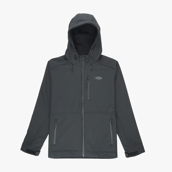 AFTCO Reaper Windproof ZIP UP Jacket - Black