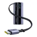 E0027A01 Baseus EnerGeek GR11 Power Bank 10000mAh 100W with Retractable Cable – Grey		 