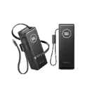 EF-RAPID25K100W-B-US EcoFlow RAPID Power Bank (25,000mAh, 170W, 100W Built-In and Retractable Cables) – Black		 