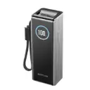 EF-RAPID25K100W-B-US EcoFlow RAPID Power Bank (25,000mAh, 170W, 100W Built-In and Retractable Cables) – Black		 