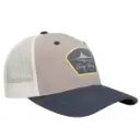 Guy Harvey Men's Marlin Patch Mesh Trucker Hat - Ultimate Grey - GHV57001-1SY1197 