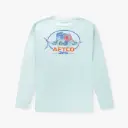 AFTCO Summertime UVX LS Sun Protection Shirt - Silver- M61194 