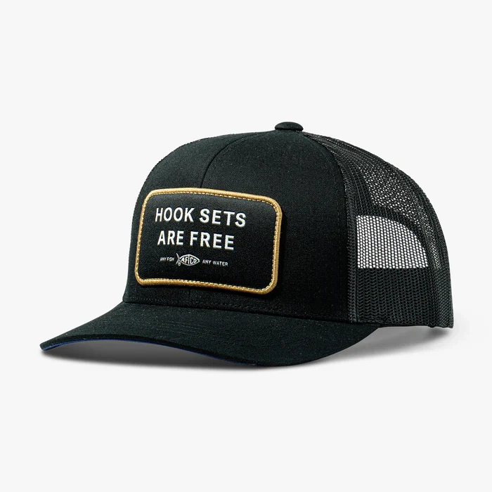 AFTCO Guide Sayings Trucker Hat - Black -MC1095 