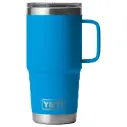 VASO TERMICO RAMBLER 20 OZ (591 ML) AZUL BIG WAVE