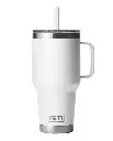 Rambel Straw Mug White / 25 OZ