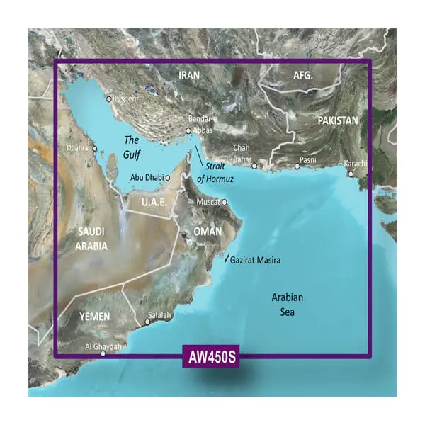 The Gulf and Red Sea Coastal Charts (Garmin)