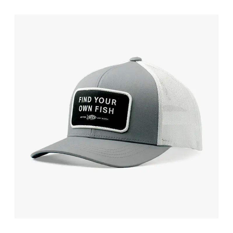 AFTCO Guide Sayings Trucker Hat - Steel