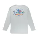 AFTCO Summertime UVX LS Sun Protection Shirt - Silver
