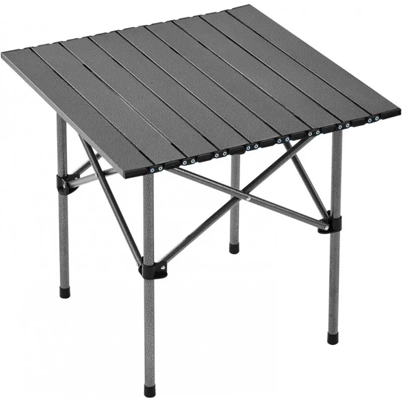 FUNDANGO ALUMINUM FOLDING TABLE M 54X51X49.5CM - BLACK/GREY