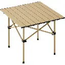 FUNDANGO Aluminum Folding Table M 54x51x49.5cm - KHAKI