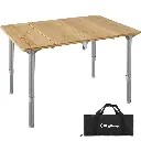 KingCamp Adjustable Bamboo Table KC1913