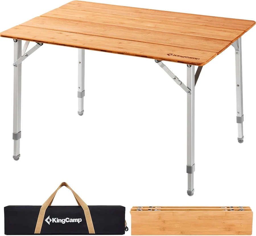 KingCamp BAMBOO FLODABLE TABLE 65X50 cm KC2018