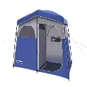 KingCamp Double Room Camping Shower Tent - BLUE/GREY KT2003