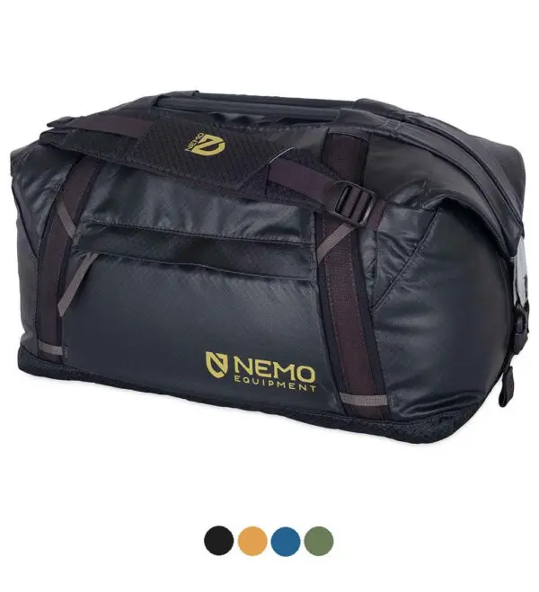 NEMO | DOUBLE HAUL CONVERTIBLE DUFFEL 70L (BLACK)