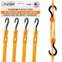 PERFECT BUNGEE | 36" ADJUSTABLE BUNGEE STRAP 4 PACK BOX - SAFETY ORANGE