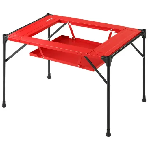 [kc1911-c2301619] KingCamp ULTRALIGHT GRILLING TABLE - Red