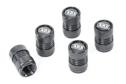 [217088] ARB VALVE CAPS BLACK 