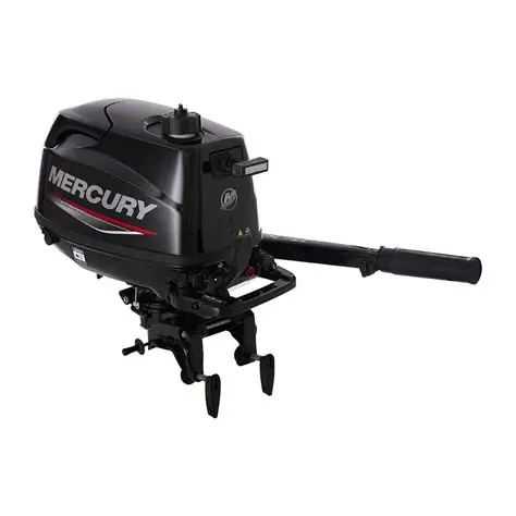 4-ST MERCURY 5HP SHORT MANUAL TILLER HANDLE