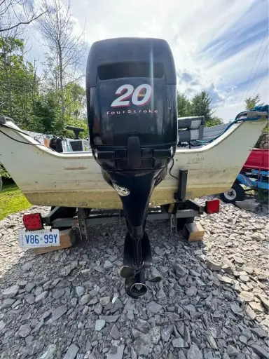 4-ST MERCURY 20HP SHORT ELECTRIC POWER TRIM STEERING TYPE