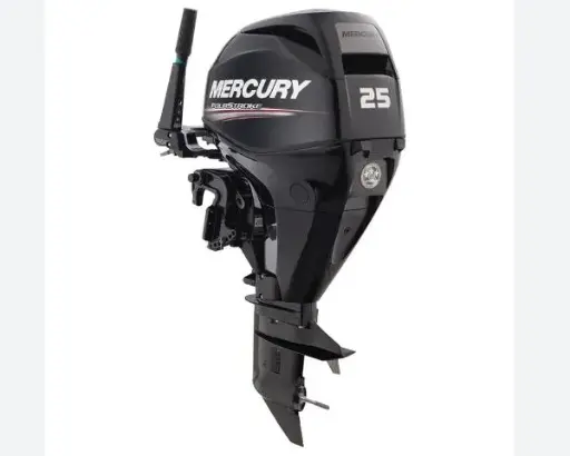 4-ST MERCURY 25HP SHORT MANUAL TILLER HANDLE