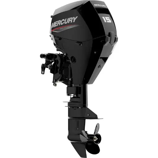 2-ST MERCURY 15HP SHORT MANAUL TILLER HANDLE