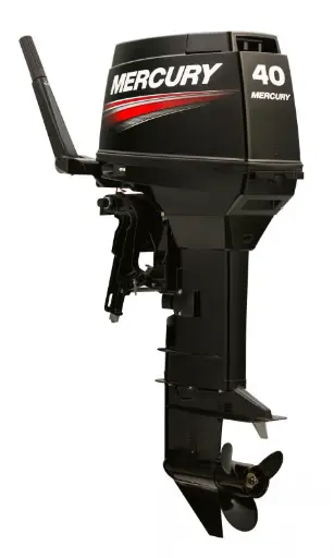 2-ST MERCURY 40HP SHORT MANUAL TILLER HANDLE