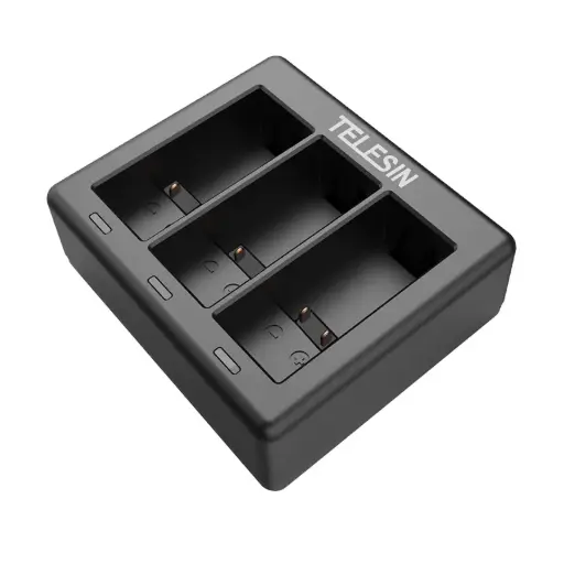[2201064] TELESIN 3 Slots Charger with 2 Batteries for GoPro 9/10/11