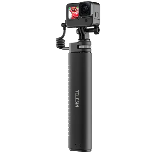 [2201390] TELESIN 10000mAh Rechargeable Selfie Stick for Action Cameras 