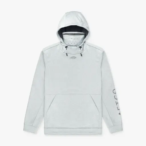 AFTCO Reaper Technical Sweatshirt - Harbor Gray Heather