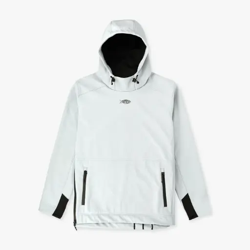 AFTCO Reaper Windproof Pullover Softshell - Harbor Gray