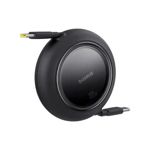 [P10364500113-00] P10364500113-00 Baseus Free2Pull Mini 1.5m USB-C to USB-C 100W Retractable Cable – Black		 
