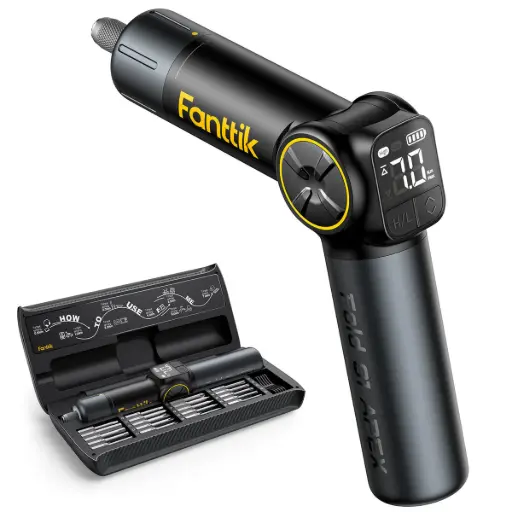 [NEX-Fold-S1-Apex] NEX-Fold-S1-Apex Fanttik Fold S1 APEX Deluxe Cordless Screwdriver – Black		 